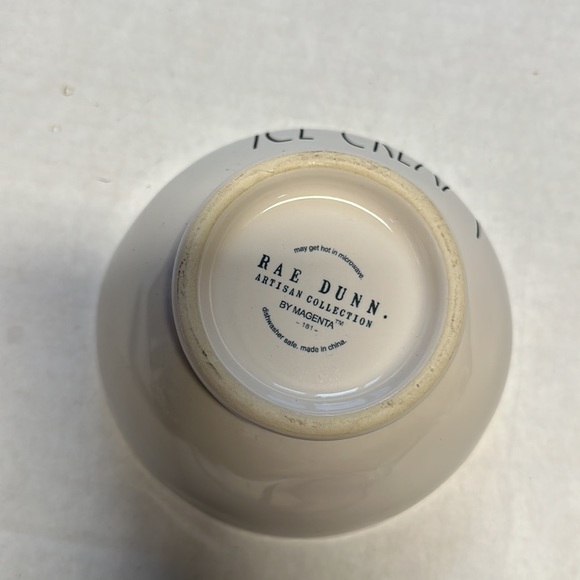 Rae Dunn ice cream Bowl - Picture 3 of 5